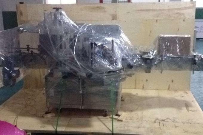 Mašina za etiketiranje bočica Opp Aluminijske legure za okruglu bocu, industrijska mašina za etiketiranje