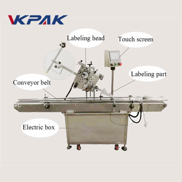 Stroj za automatsko naljepljivanje naljepnica s automatskim naljepnicama s ravnim površinama, električno oko