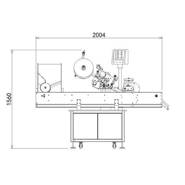 Brza potpuno automatska mašina za etiketiranje bočica za male boce