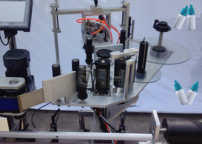 Kina Vertikalna / donja strana Vertikalna naljepnica, mašina za označavanje okruglih boca s automatskim dobavljačem